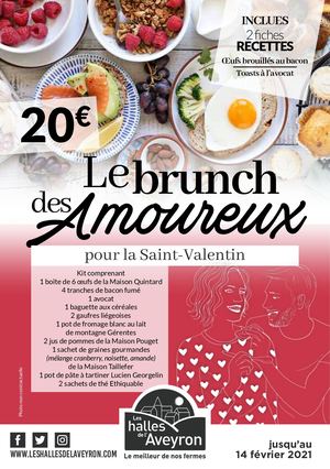 Recettes brunch Saint Valentin