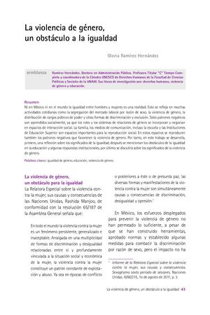 Violencia De Género