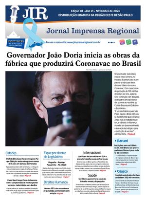 Edição 81 - novembro 2020 - Jornal Imprensa Regional