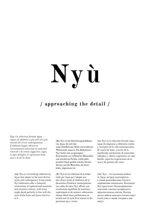 NYU By Aqua Ideagroup CATALOGO 2020