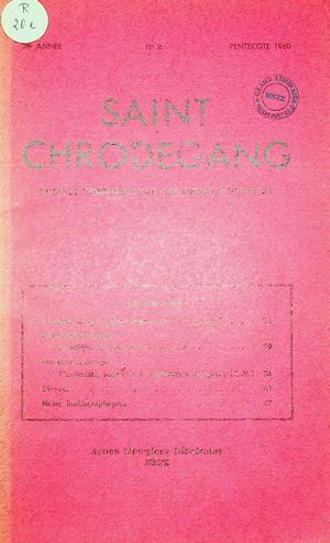Saint Chrodegang 1960-02