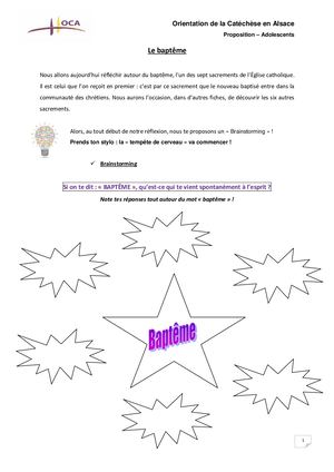 Fiche Baptême Adolescents Doc