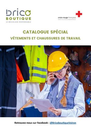 Catalogue Spécial Vêtements Travail