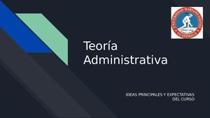 Teoría Administrativa