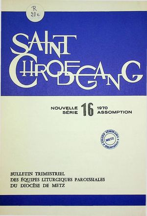 Saint-Chrodegang 1970-03