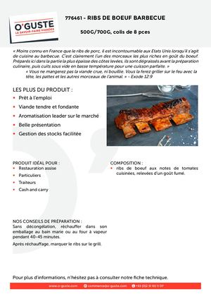 776461 Ribs De Boeuf Barbecue