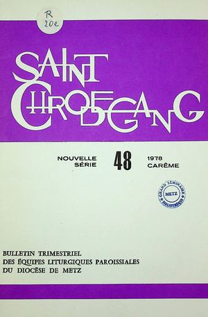 Saint-Chrodegang 1978-01