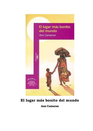Libro El Lugar Mas Bonito Del Mundo