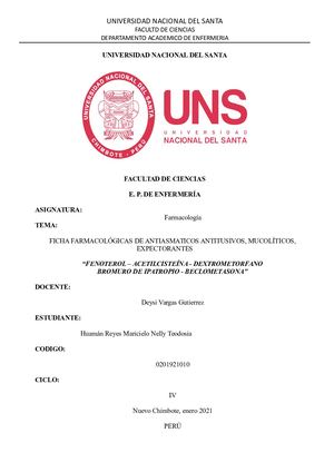 Ficha Tecnica Antiasmaticos,antitusivos,mucoliticos,expectorantes