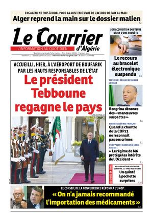 Le Courrier d'Algérie du samedi 13 février 2021