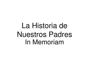 Historias de una abuelita