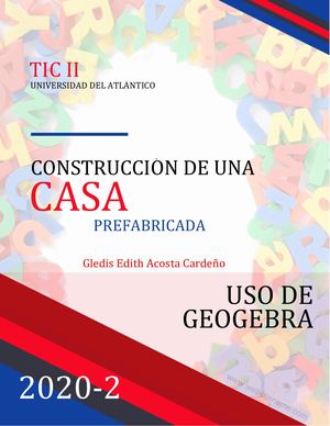 Casa Prefabricada Uso De Geo Gebra