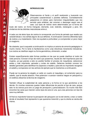 Diccionario De Cortes Segun La Forma Del Rostro