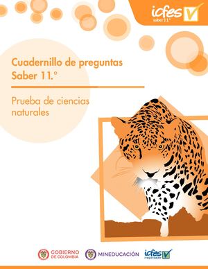 Cuadernillo De Preguntas Saber 11 Ciencias Naturales (1).