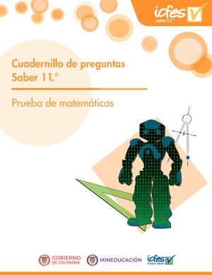 Cuadernillo De Preguntas Saber 11 Matematicas (1) (1).