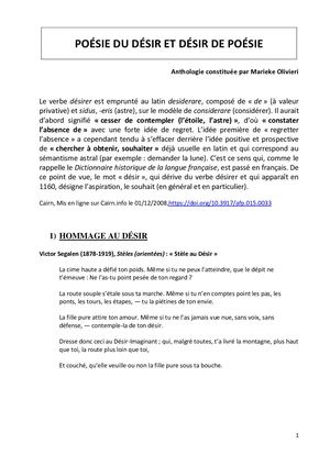 Poésie du désir et désir de poésie