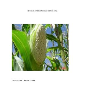 LECTURA DE MITOS Y LEYENDAS.