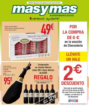 Oferta Válida Del 18 De Febrero Al 3 De Marzo De 2021 - Masymas Supermercados