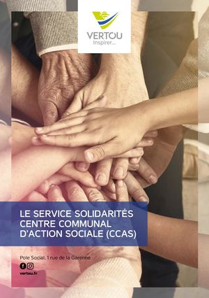 Plaquette Service Solidarité - CCAS