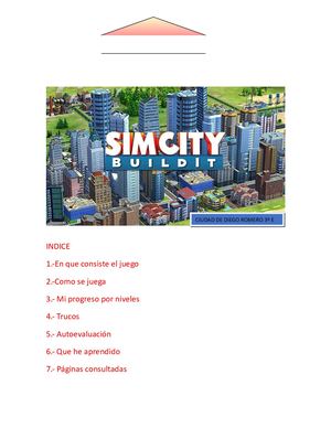 Diego Romero 3º E Simcity 2