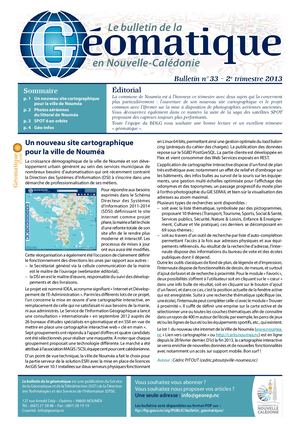 Bulletin De La Géomatique N°33