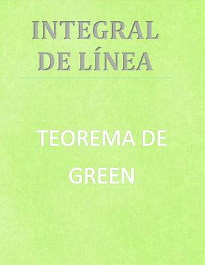 Teorema De Green