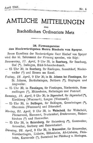 Revue Ecclésiastique de Metz 1941-04