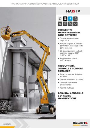 HA15 IP - IT - Scheda tecnica