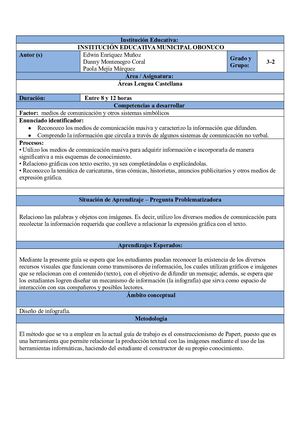 Factor 4 Guía 1 Medios De Comunicación Y Otros Sistemas Simbolicos Infografía