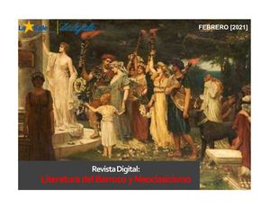 Revista Digital Literatura Barroco Y Neoclasicismo