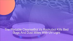 The Portable CleanseBot Vs Rockubot Kills Bed Bugs And Dust Mites With UV Light