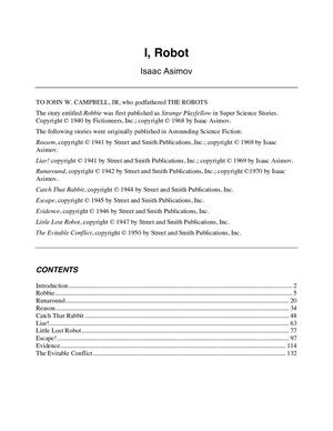 Asimov,isaac I,robot