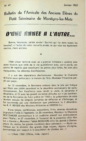 Bulletin Montigny 1961-01