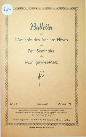 Bulletin Montigny 1961-10