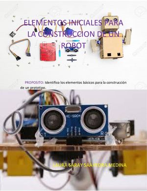 Elementos iniciales para la construccion de un robot
