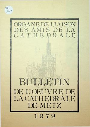 Œuvre Cathédrale de Metz 1979