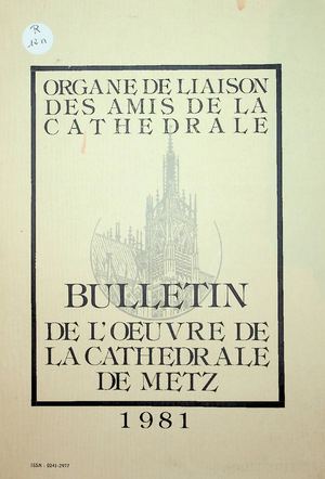 Œuvre Cathédrale de Metz 1981