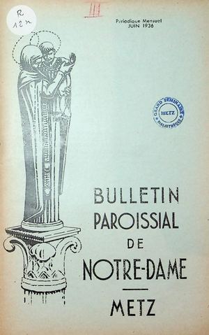 Paroisse N-D Metz - 1936 06