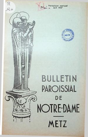 Paroisse N-D Metz - 1937 06