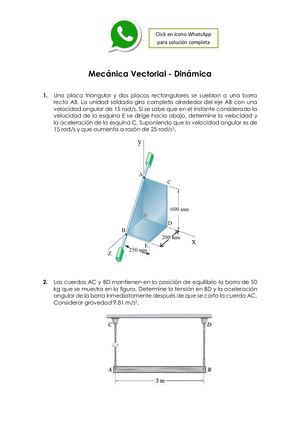 Mecánica Vectorial Dinámica