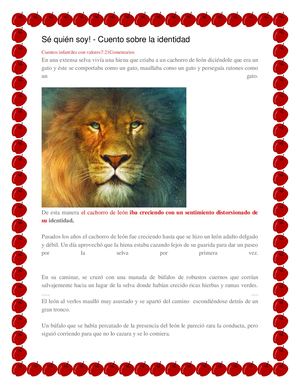 Cuento De La Identidad