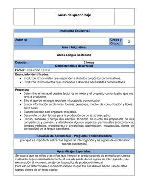 Guía de Aprendizaje 2