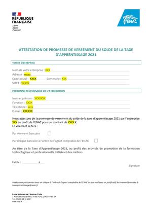 Enac Promesse Versement Ta 2020 V2