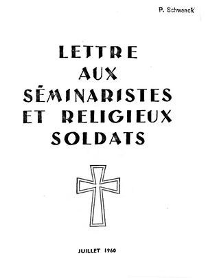 Lettre Séminaristes 1960-07