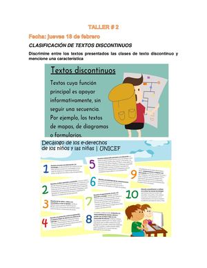 Taller 2 Textos Discontinuos