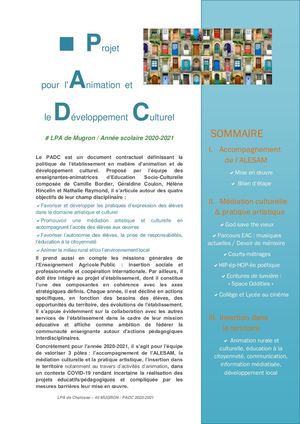 PADC LPA Mugron 2020-2021