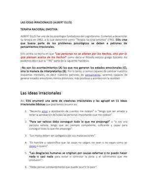 Las Ideas Irracionales