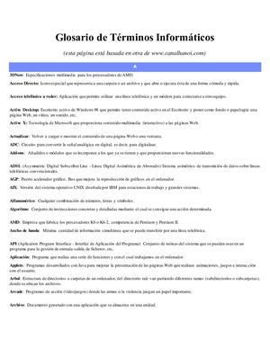 04 - Glosario De Términos Informáticos