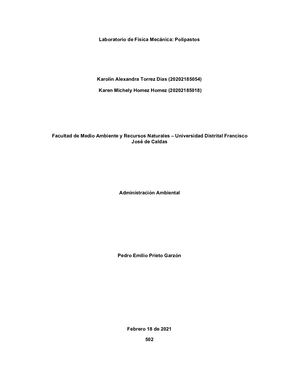 Laboratorio De Física (Polipastos)