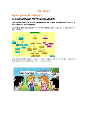 Taller 2 Textos Discontinuos Yamileika Forero